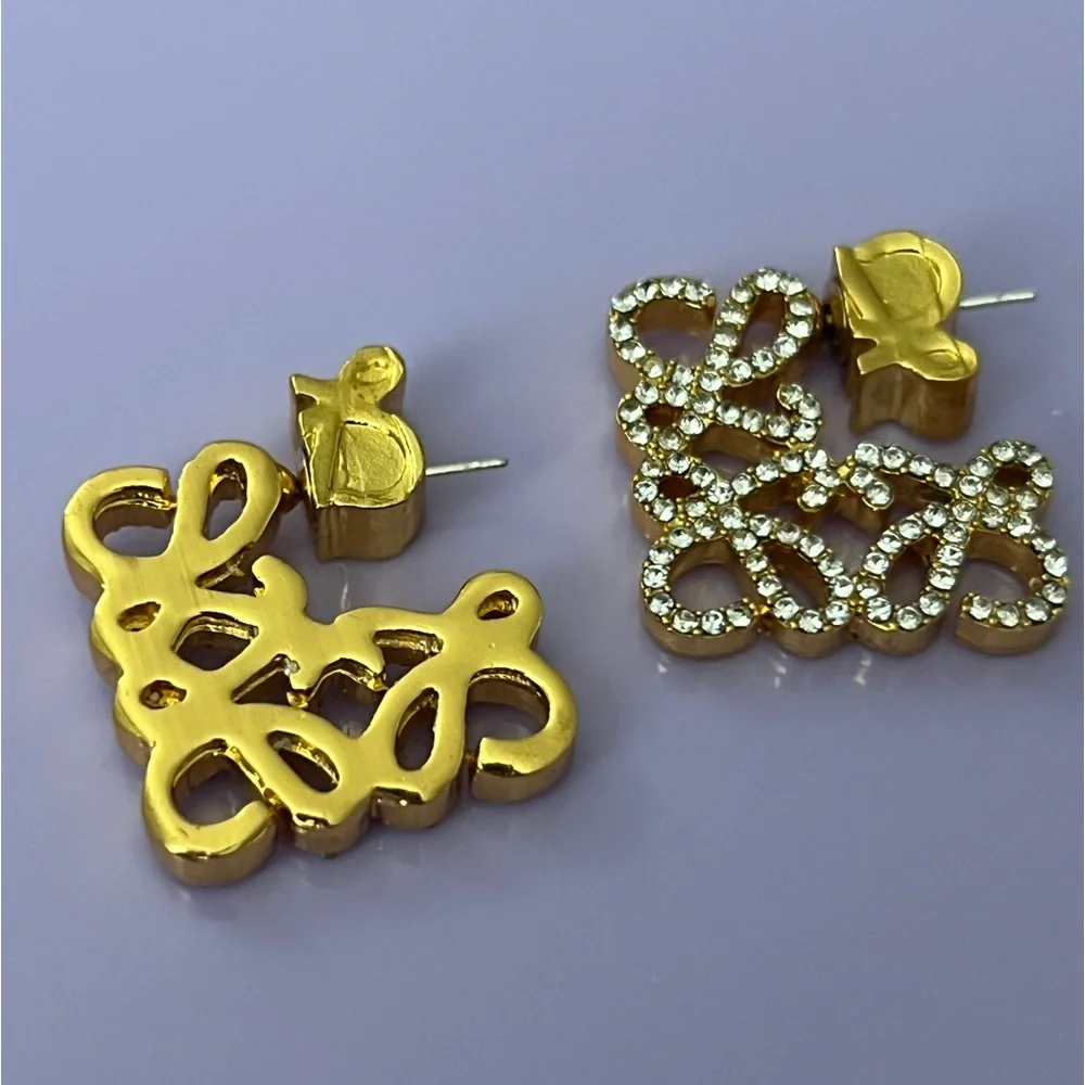 Elegant Gold and Silver Women's Earrings
